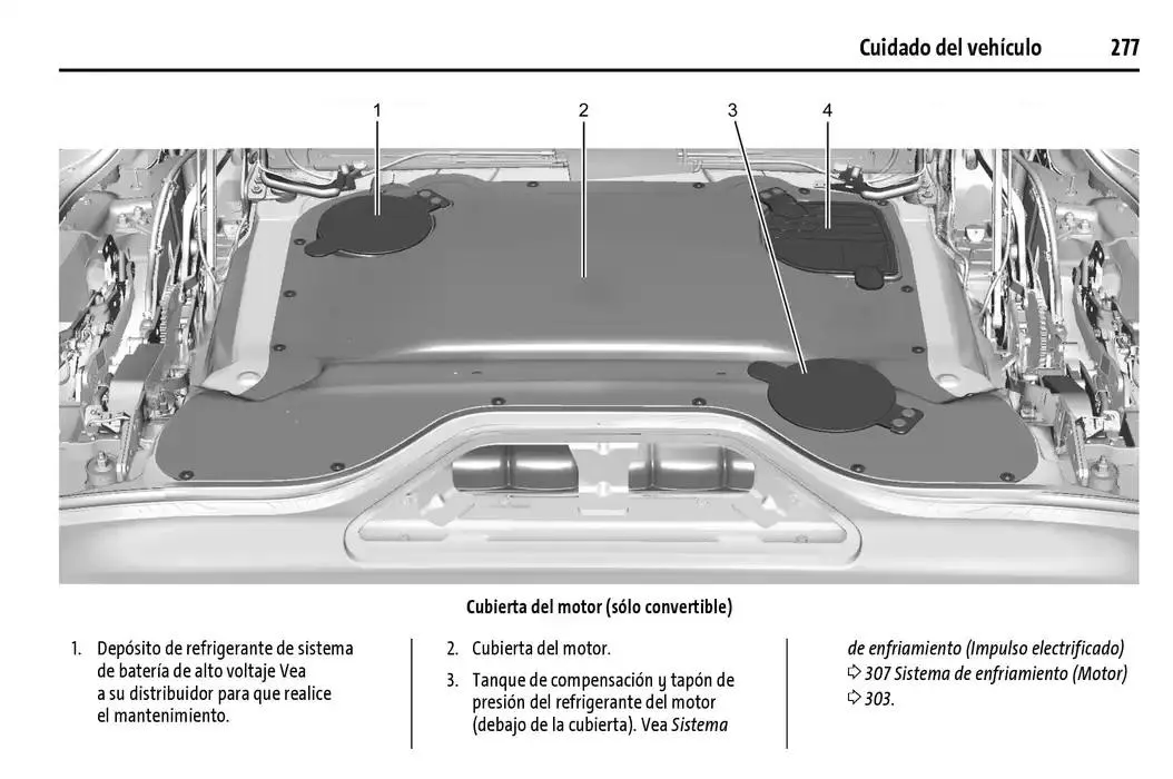 Catálogo de Chevrolet Corvette Stingray Manual del propietario 22 de enero al 31 de diciembre 2025 - Pagina 278