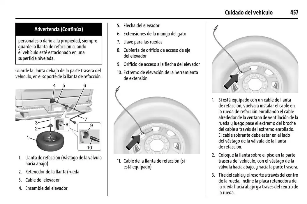 Catálogo de Cheyenne 2025 Manual del propietario 22 de enero al 31 de diciembre 2025 - Pagina 458