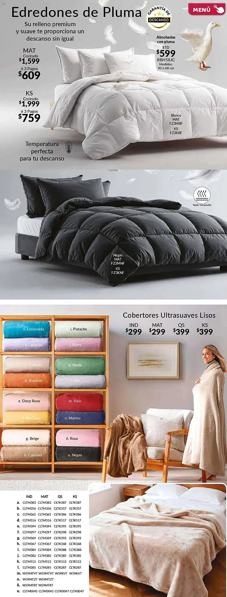 Catálogo de Catálogo Colchas Concord 1 de febrero al 2 de mayo 2026 - Pagina 115
