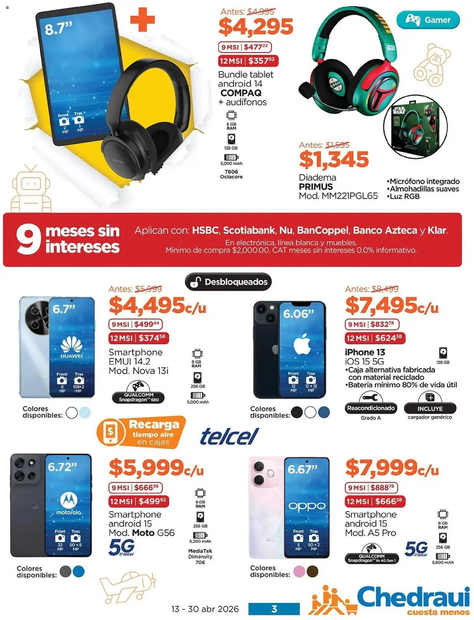 Catálogo de Folleto Chedraui 13 de abril al 1 de mayo 2026 - Pagina 3