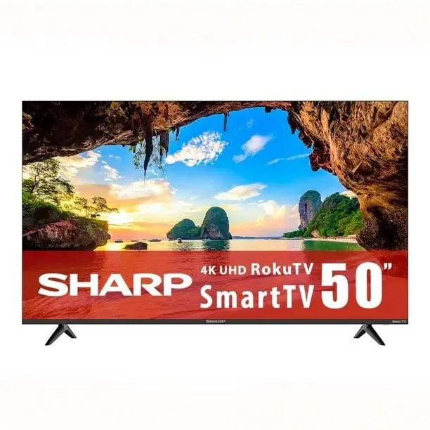 SHARP TV 50" con Roku 4K UHD LED modelo 4T-C50DL7UR