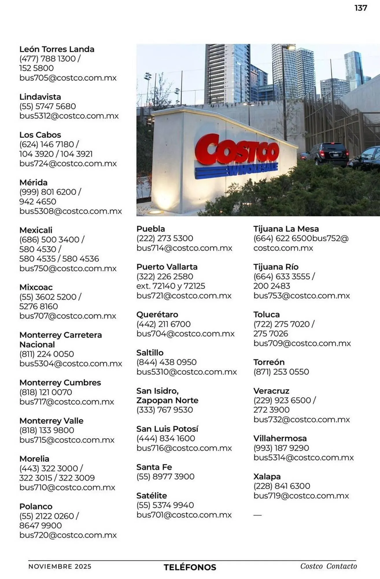 Catálogo de Catálogo Costco 1 de noviembre al 30 de noviembre 2025 - Pagina 137