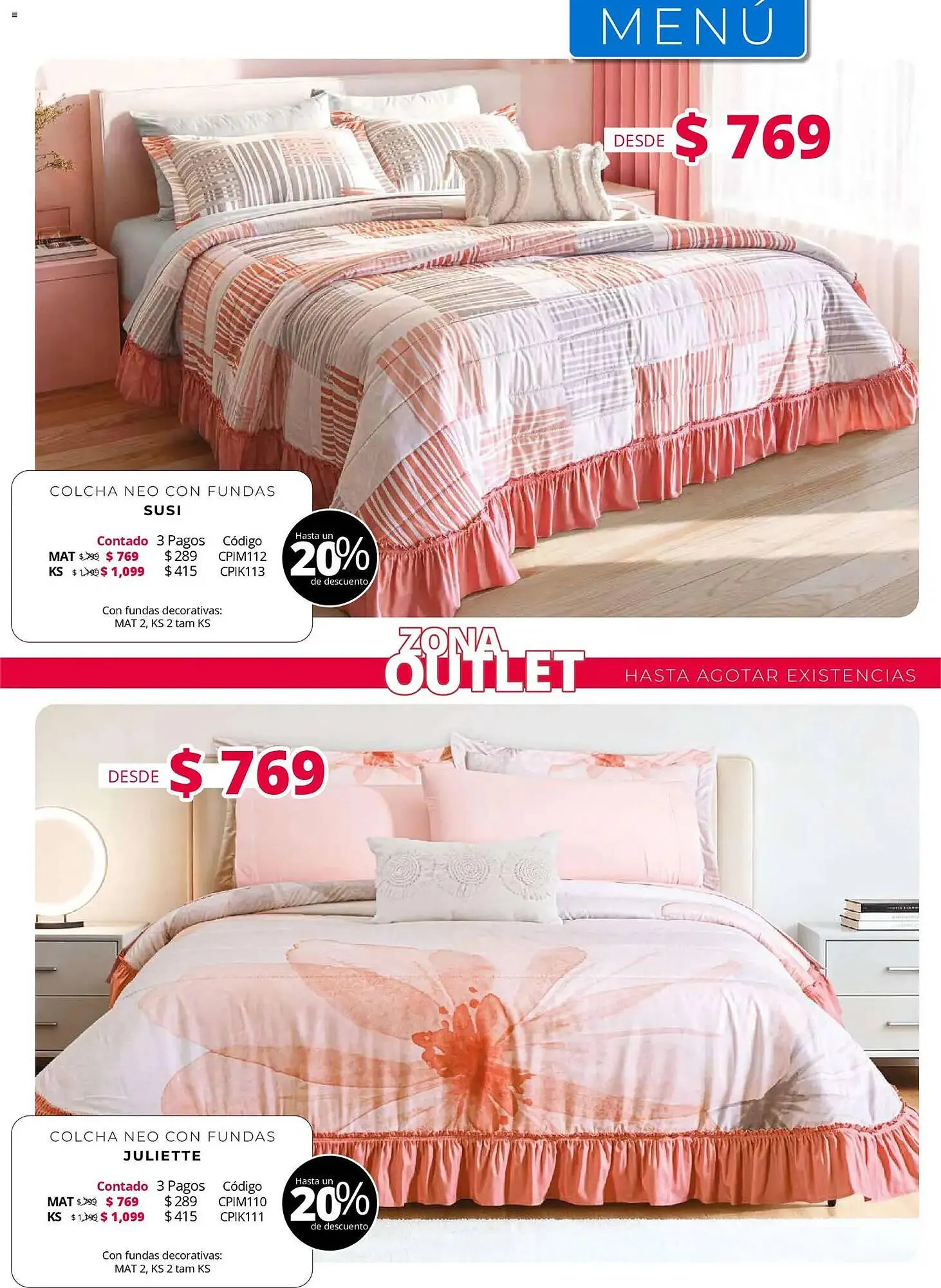 Catálogo de Catálogo Colchas Concord 1 de mayo al 1 de agosto 2026 - Pagina 226