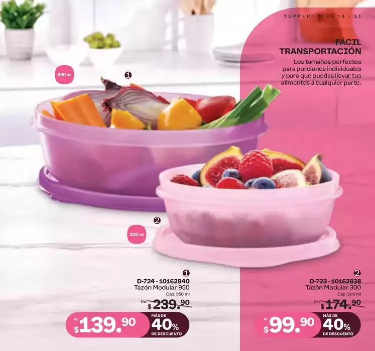 Catálogo de Tupper Tips 14 15 de octubre al 10 de noviembre 2024 - Pagina 51