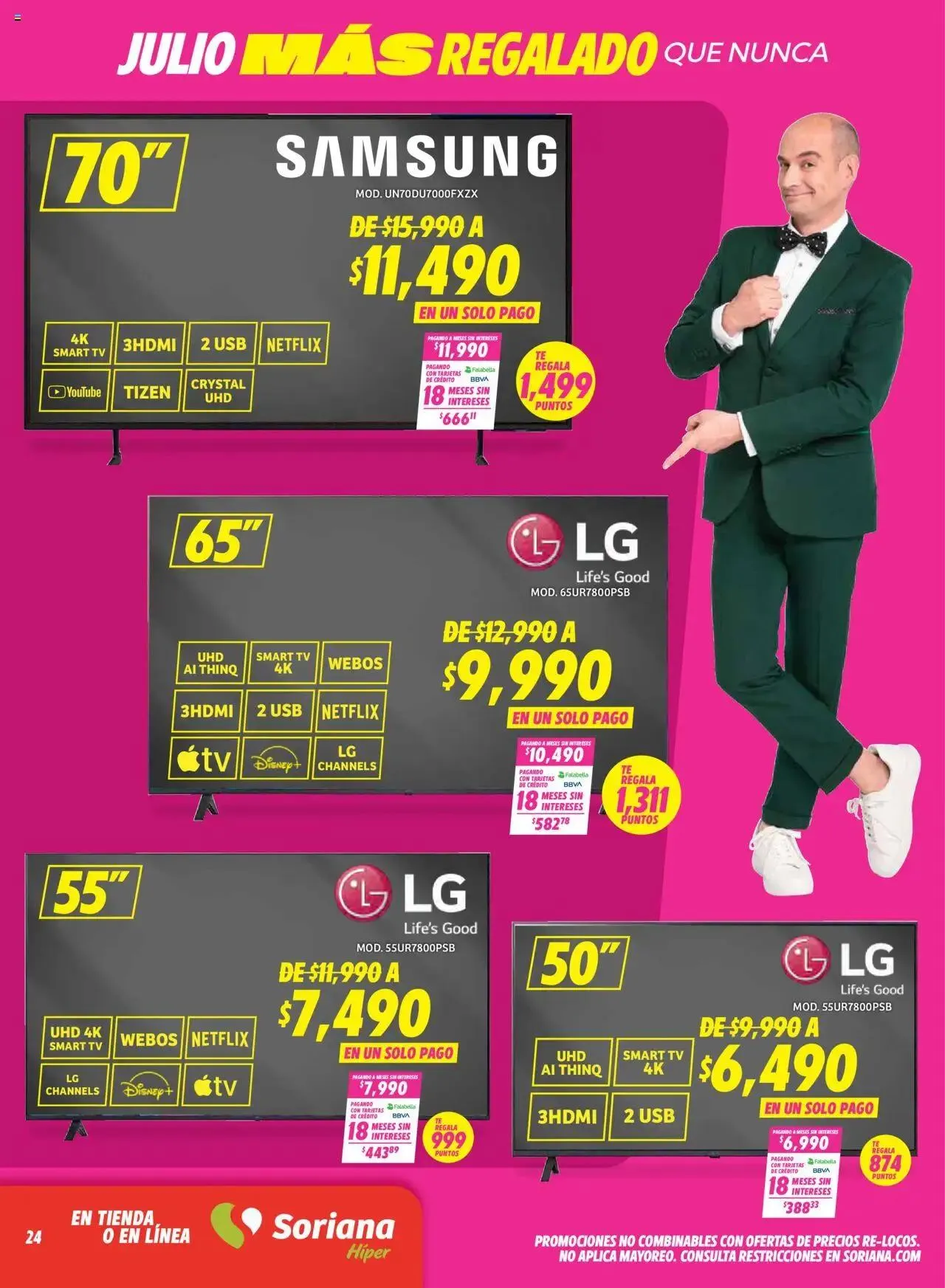 Catálogo de Soriana - Julio Regalado Híper Nacional 23 de mayo al 29 de mayo 2025 - Pagina 24