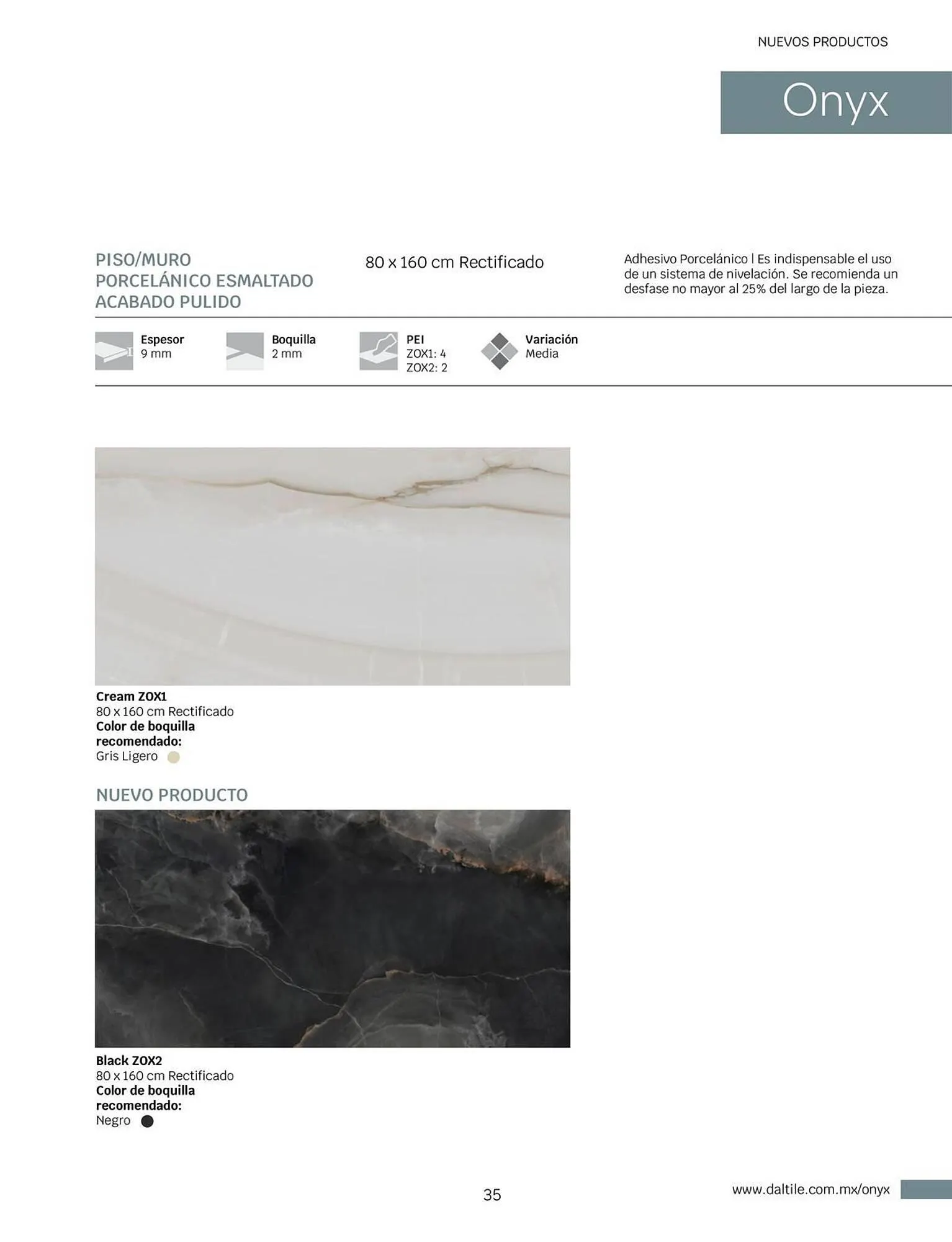 Catálogo de Catálogo Daltile 1 de enero al 31 de diciembre 2024 - Pagina 35