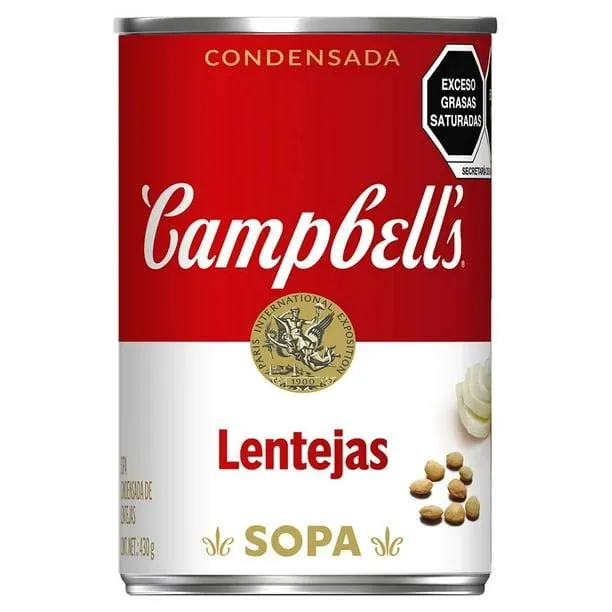 Sopa Campbell's de lentejas estilo casero 430 g