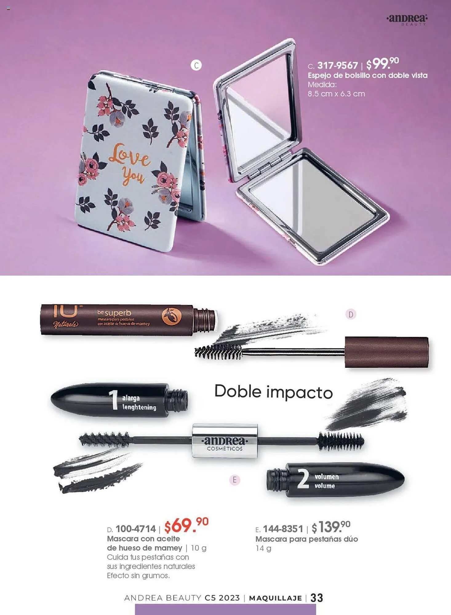 Catálogo de Catálogo Andrea 16 de julio al 2 de septiembre 2023 - Pagina 33