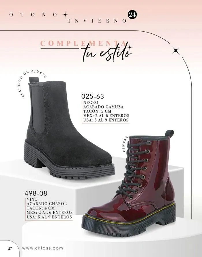 Catálogo de Cklass Botas y Botines 30 de agosto al 31 de enero 2025 - Pagina 43