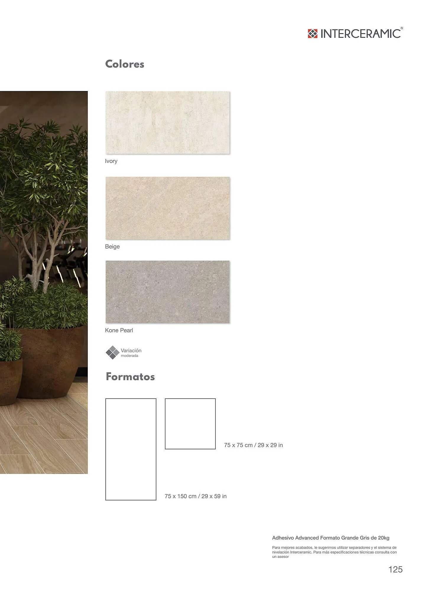 Catálogo de Catálogo Interceramic 12 de marzo al 31 de diciembre 2024 - Pagina 125