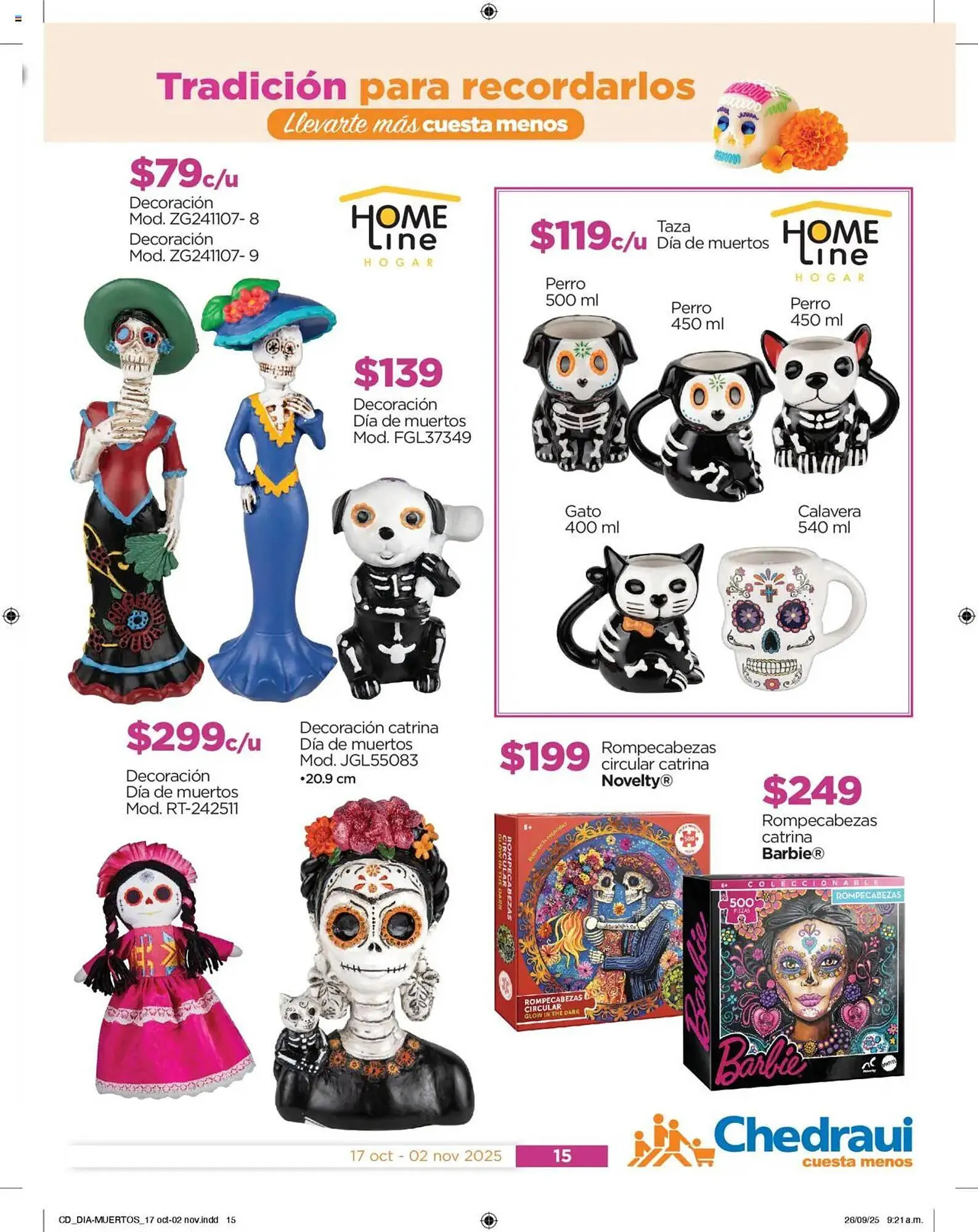 Catálogo de Folleto Chedraui 17 de octubre al 2 de noviembre 2025 - Pagina 15