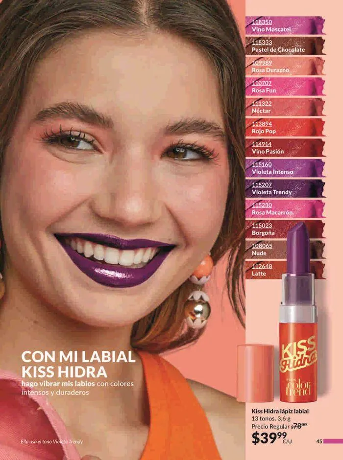 Catálogo de Avon COSMÉTICOS C15 14 de agosto al 18 de septiembre 2024 - Pagina 45