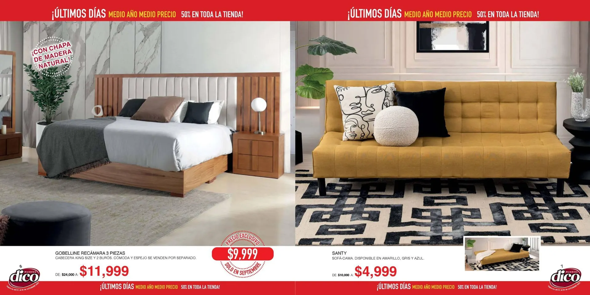 Catálogo de Catálogo Muebles Dico 9 de septiembre al 30 de septiembre 2025 - Pagina 4