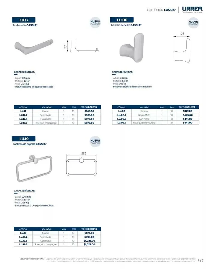 Catálogo de Catálogo Residencial 2025 28 de febrero al 28 de febrero 2026 - Pagina 153
