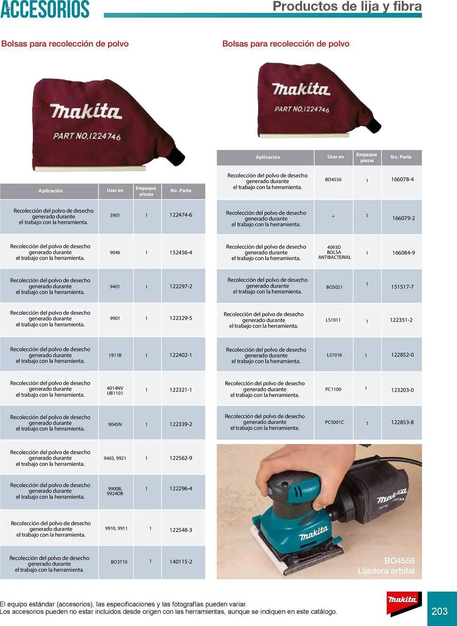 Catálogo de Catálogo Makita 8 de julio al 31 de diciembre 2025 - Pagina 203