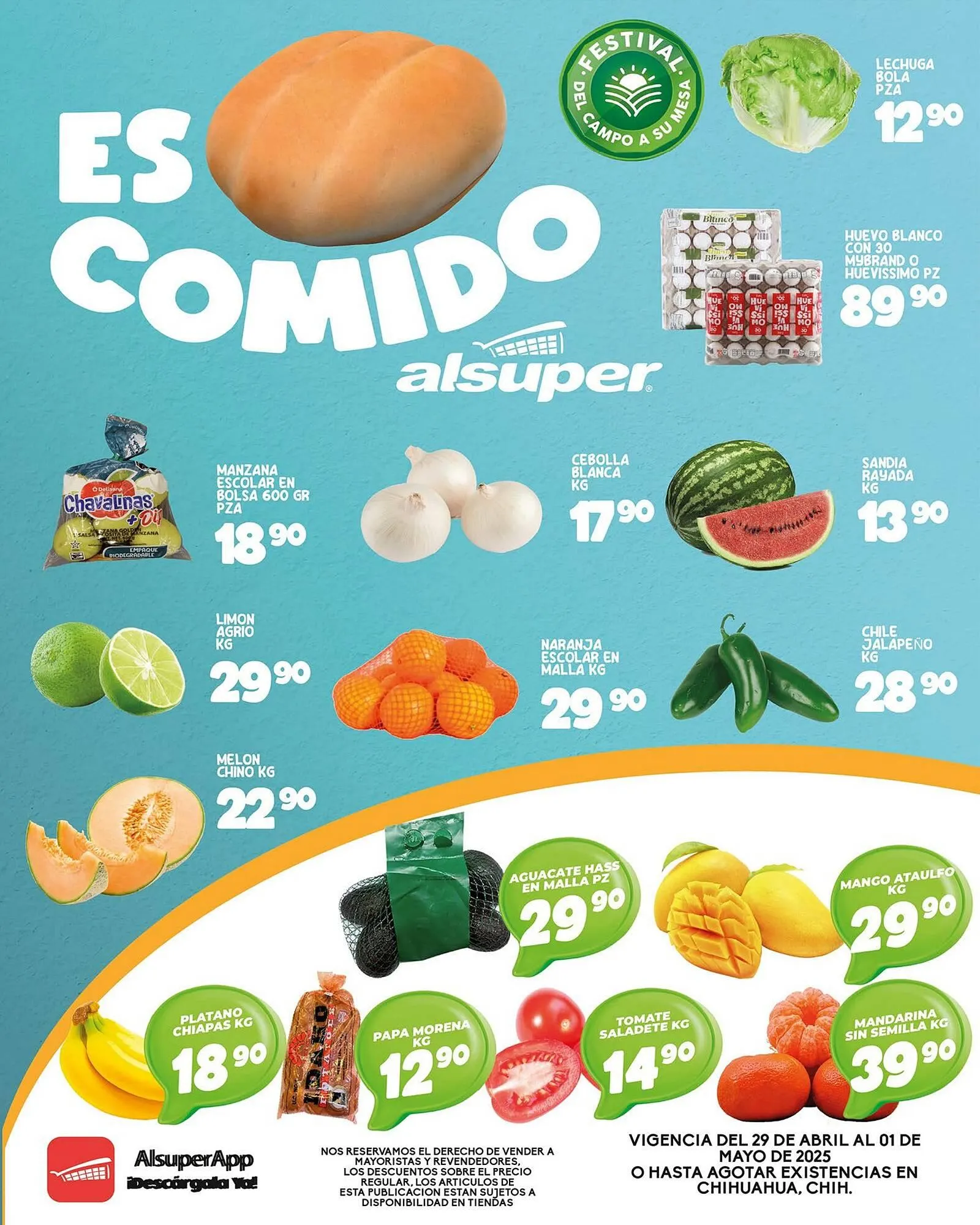 Catálogo de Catálogo Alsuper 29 de abril al 1 de mayo 2025 - Pagina 1