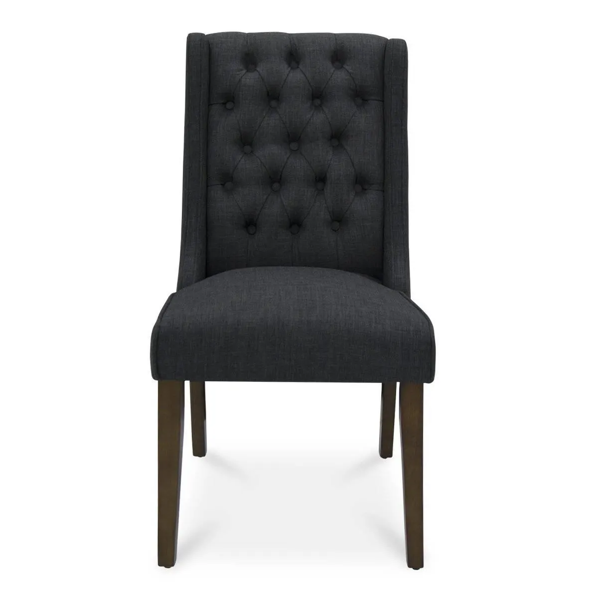 Silla Tela Gris Oxford/nogal Berati