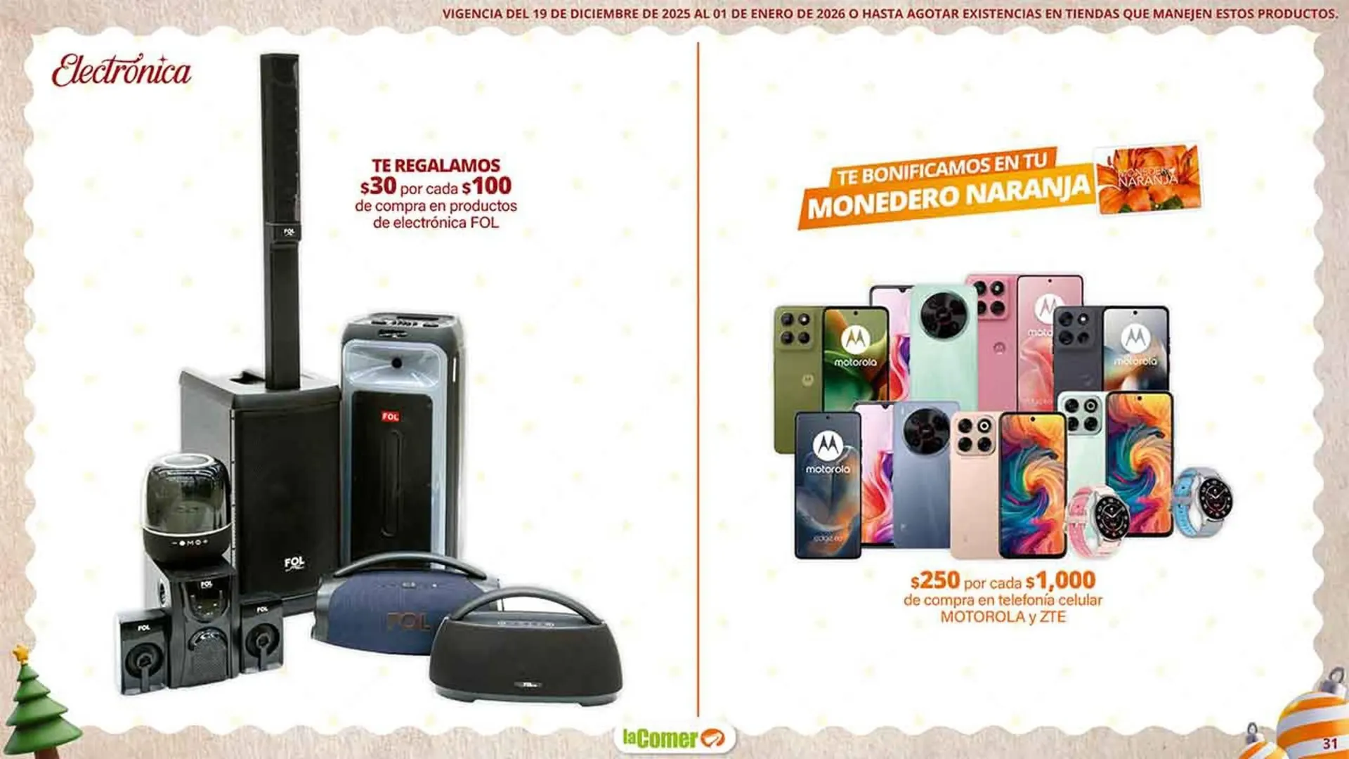 Catálogo de Folleto La Comer 19 de diciembre al 1 de enero 2026 - Pagina 31