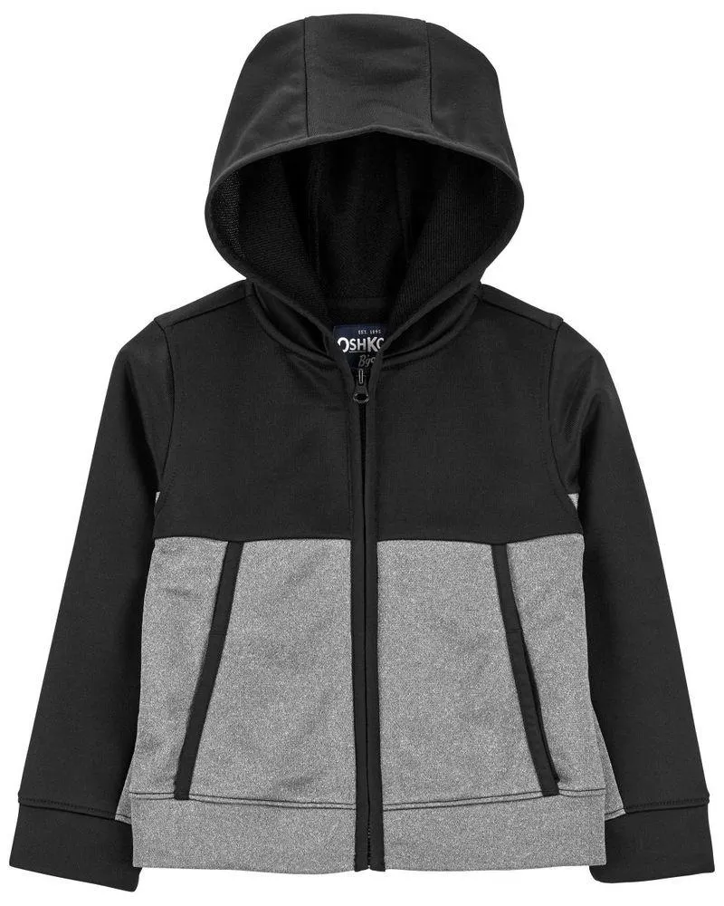 Chamarra De Bloques De Color Con Capucha Y Cierre Oshkosh B'Gosh