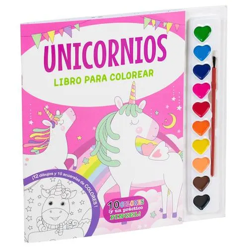 Libro Para Colorear Unicornios