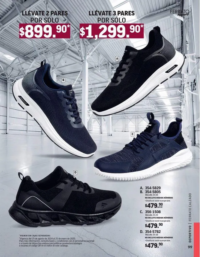 Catálogo de ANDREA - CALZADO CABALLERO 26 de agosto al 25 de enero 2025 - Pagina 194