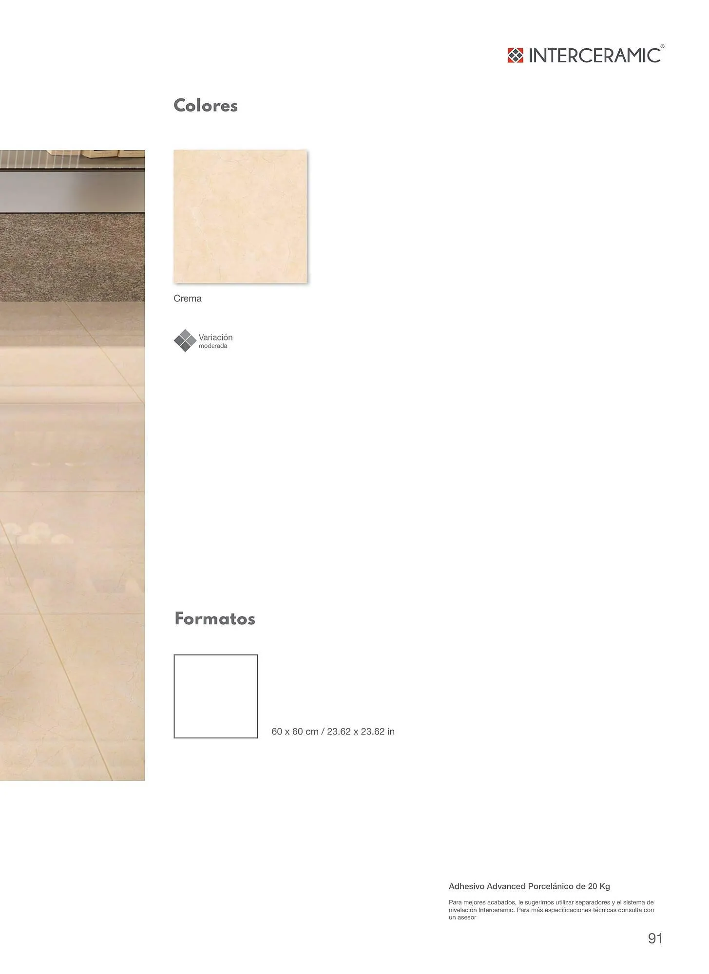 Catálogo de Catálogo Interceramic 12 de marzo al 31 de diciembre 2024 - Pagina 91