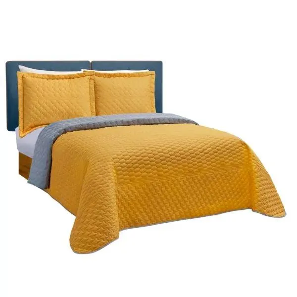 EDREDÓN LIGERO MOSTAZA