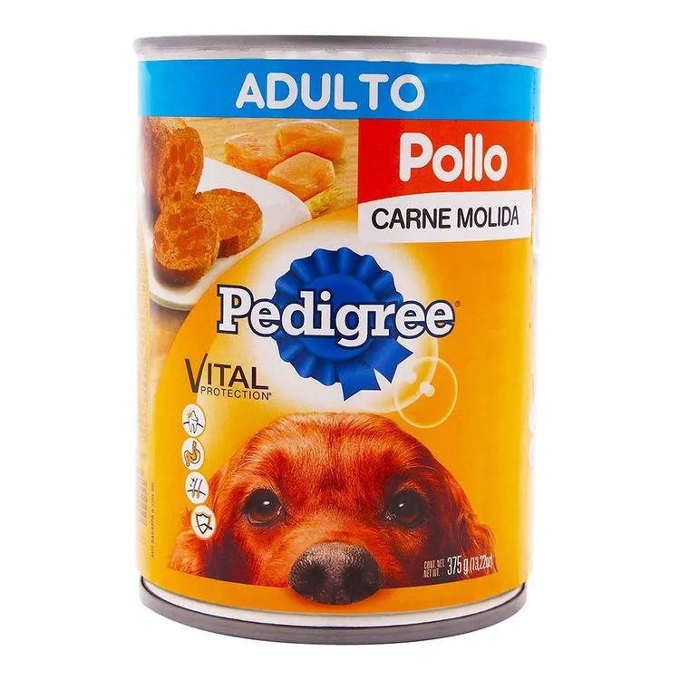Alimento Pedigree 375 grs Carne Mol Poll - Pedigree - 1 pieza
