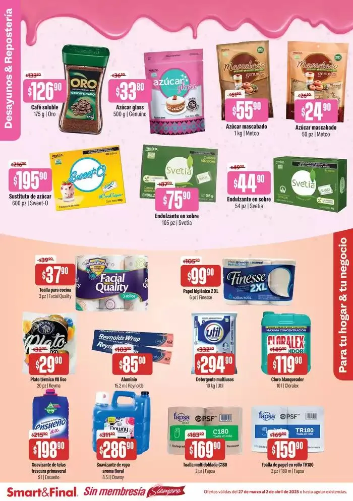 Catálogo de Ofertas Smart & Final 27 de marzo al 2 de abril 2025 - Pagina 3