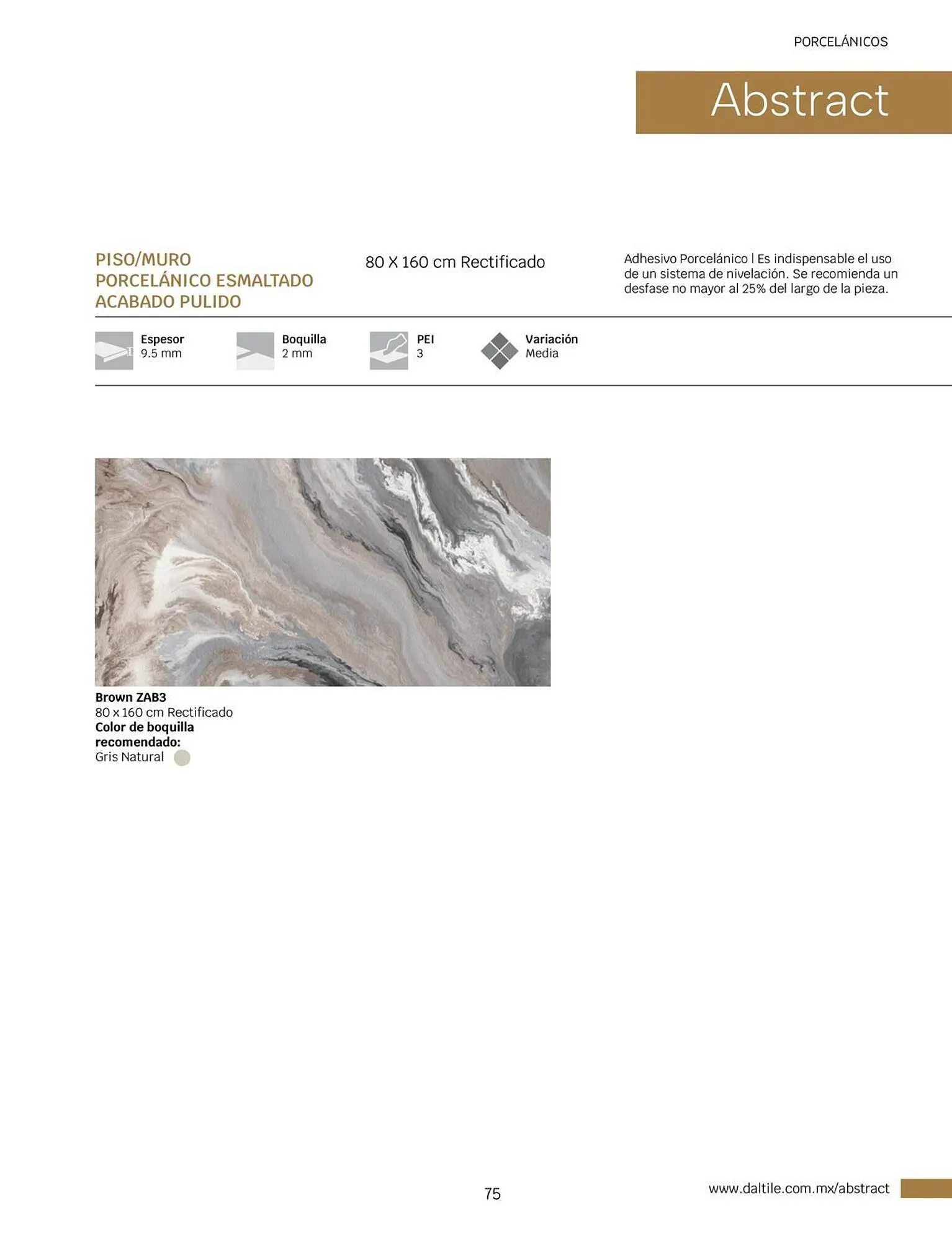 Catálogo de Catálogo Daltile 1 de enero al 31 de diciembre 2024 - Pagina 75
