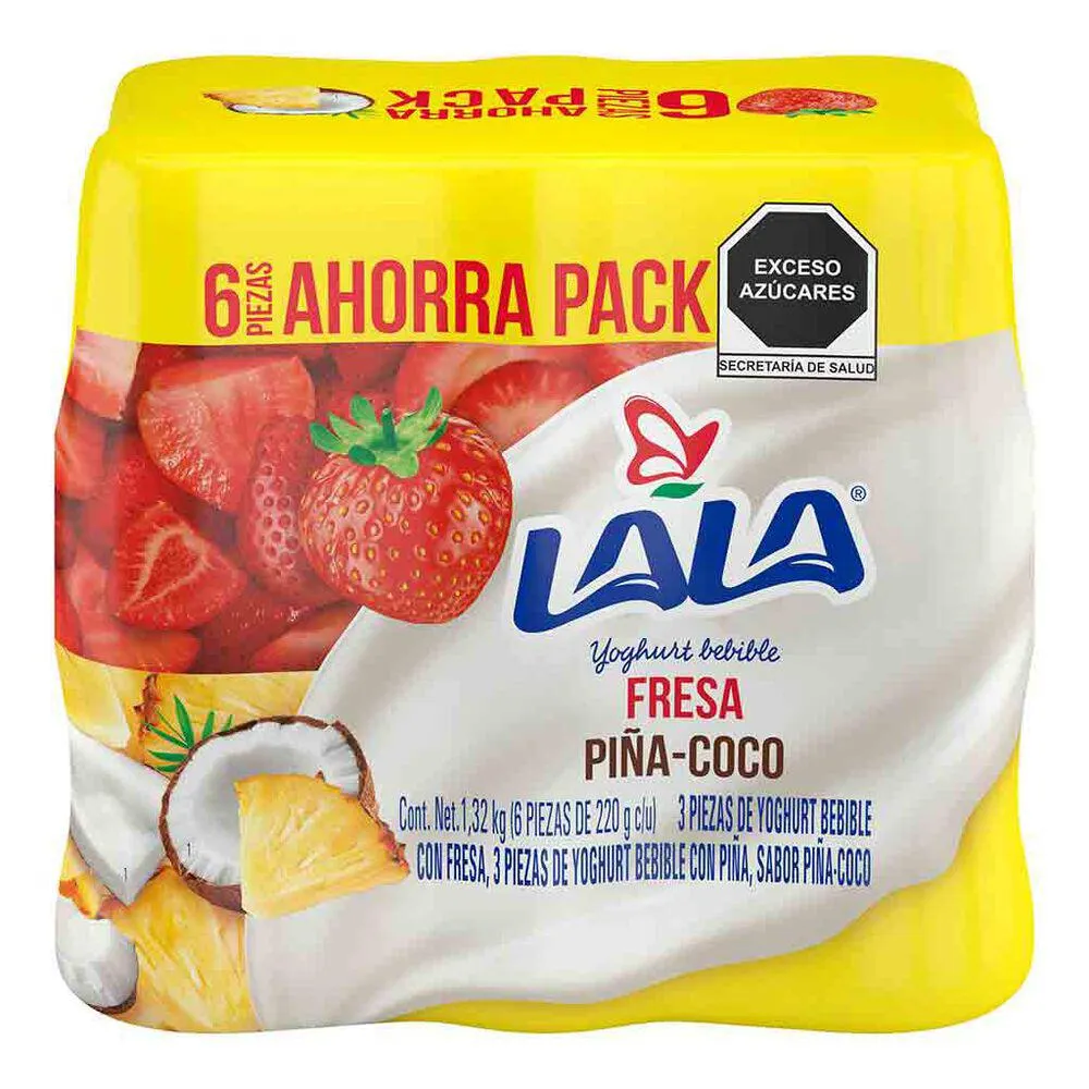 Yoghurt Bebible Lala Surtido 6 pz 220 g