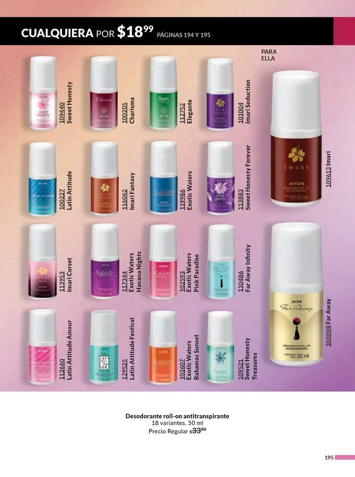Catálogo de Avon COSMÉTICOS C09 17 de abril al 22 de mayo 2024 - Pagina 195