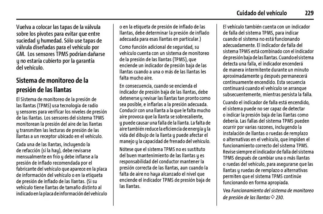 Catálogo de BrightDrop 400 Y BrightDrop 600 Manual del propietario 22 de enero al 31 de diciembre 2025 - Pagina 230