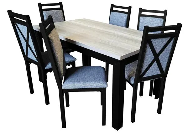Antecomedor Tubular Giselle 6 Sillas