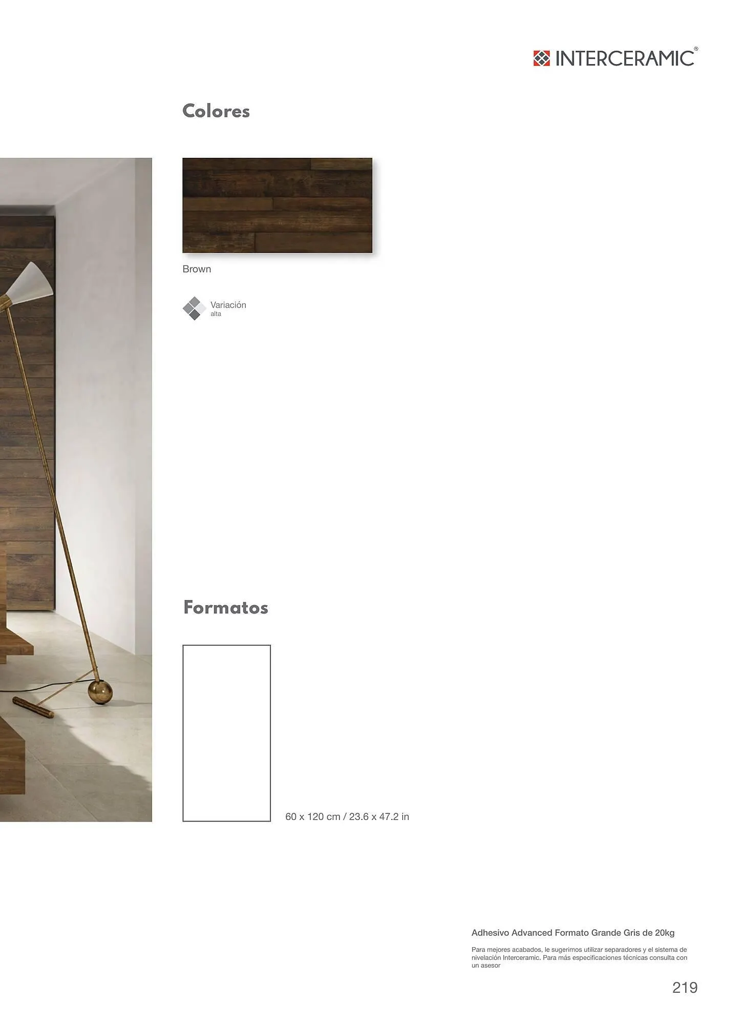 Catálogo de Catálogo Interceramic 12 de marzo al 31 de diciembre 2024 - Pagina 219