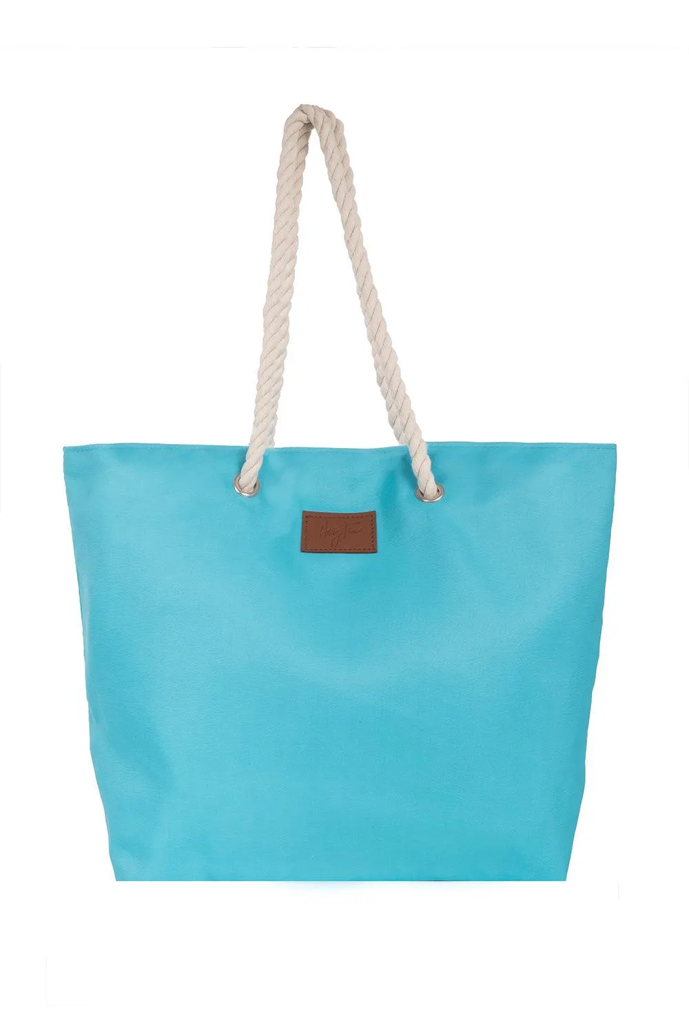 Bolsa de playa turquesa