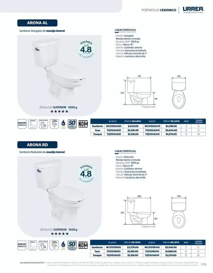 Catálogo de Catálogo Residencial 2025 28 de febrero al 28 de febrero 2026 - Pagina 225