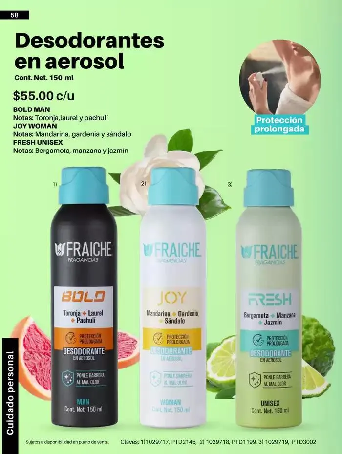 Catálogo de Catálogo 2025 3 de abril al 31 de diciembre 2025 - Pagina 58