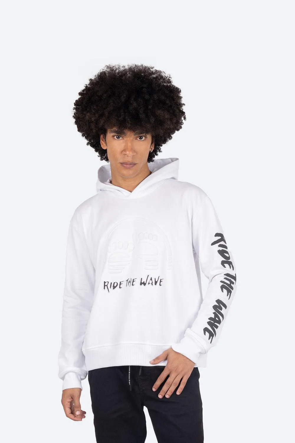 Sudadera cerrada con estampado