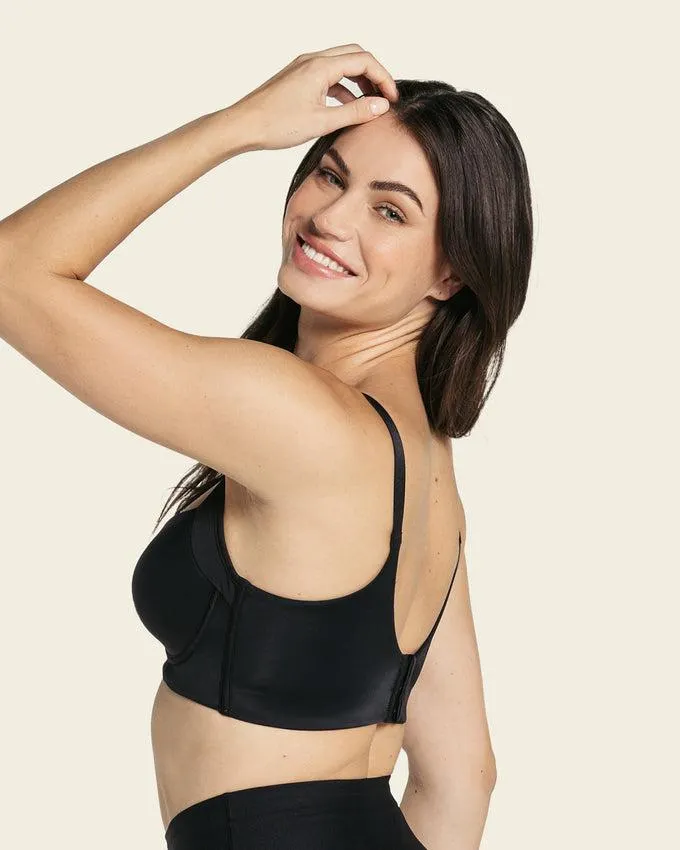 Brasier de realce suave y cubrimiento alto en sisa y espalda Cover Bra