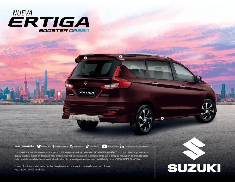 Catálogo de Suzuki ERTIGA BOOSTERGREEN 27 de febrero al 31 de diciembre 2024 - Pagina 8