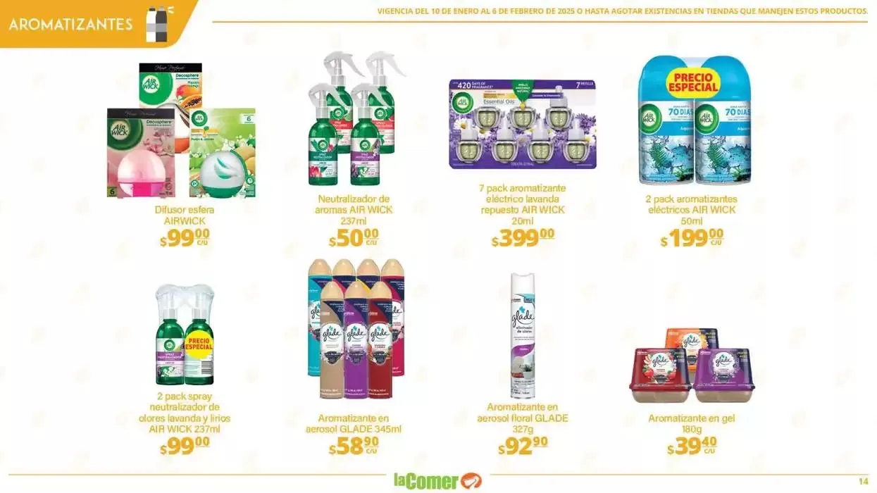 Catálogo de LIMPIA , Desinfecta, organiza, AHORRA 10 de enero al 6 de febrero 2025 - Pagina 14