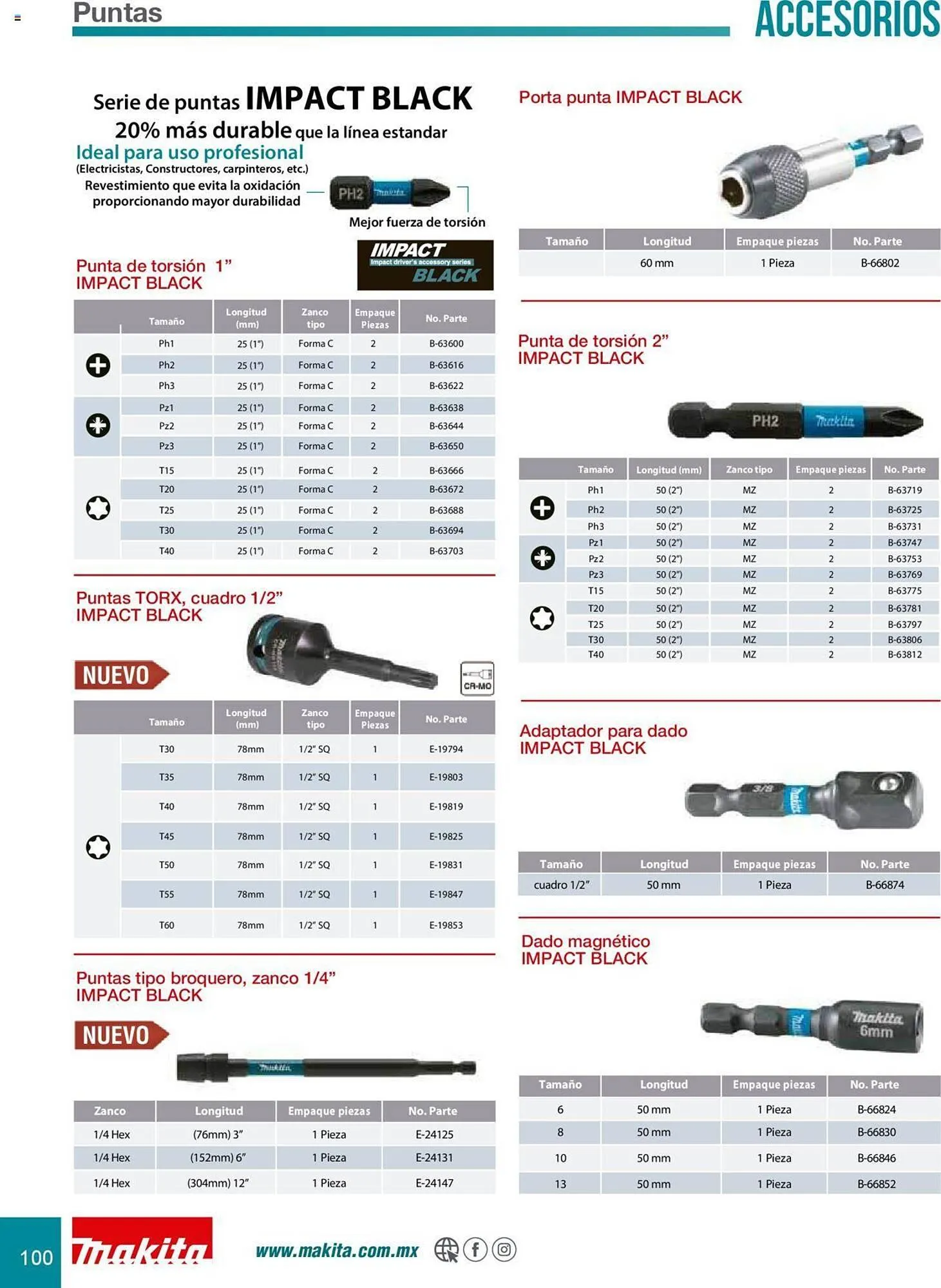 Catálogo de Catálogo Makita 8 de julio al 31 de diciembre 2025 - Pagina 100