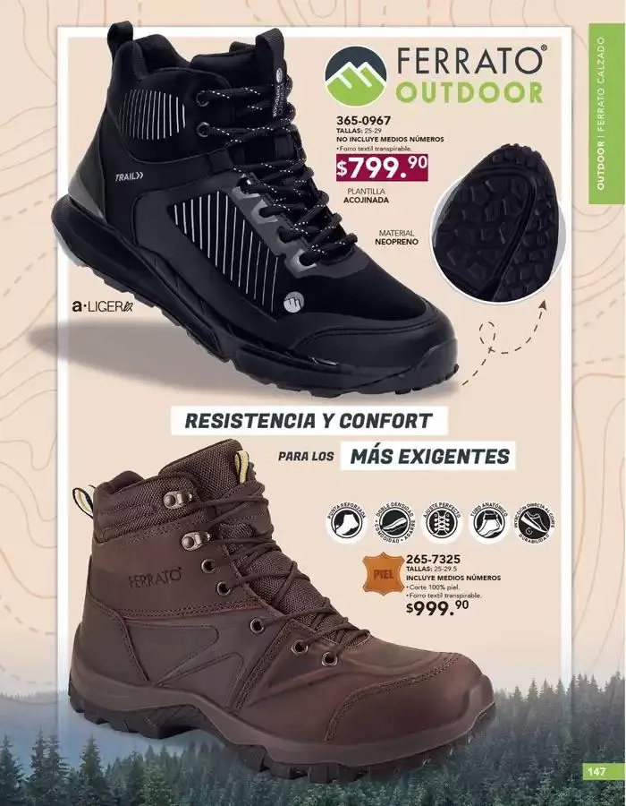 Catálogo de ANDREA | CALZADO CABALLERO 26 de enero al 24 de mayo 2025 - Pagina 147