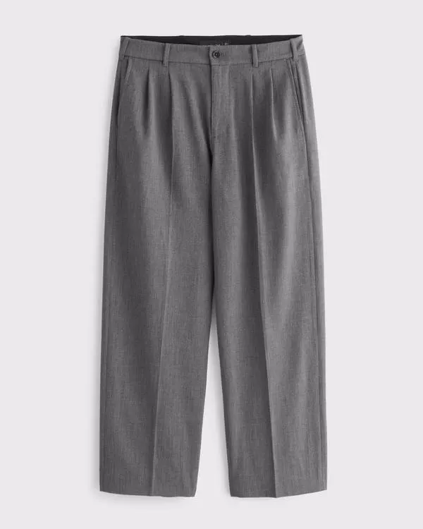 Pleated Baggy Trouser