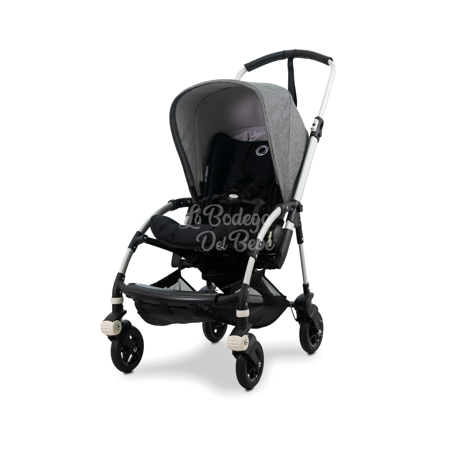 Carriola Bugaboo Bee5 Complete Us Aluminio/Black - Grey Melange