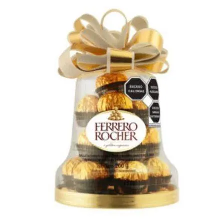 Chocolate Ferrero Rocher Campana 16 piezas