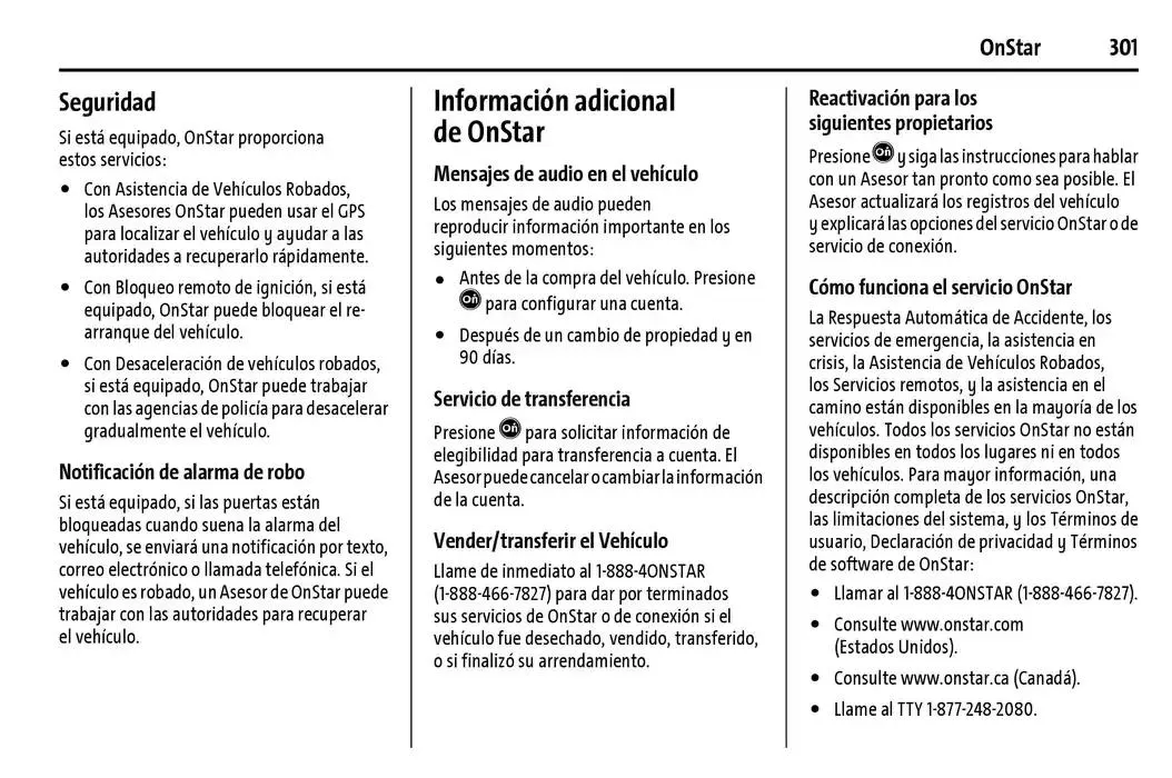 Catálogo de BrightDrop 400 Y BrightDrop 600 Manual del propietario 22 de enero al 31 de diciembre 2025 - Pagina 302