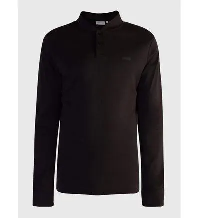 Polo Calvin Klein Smooth Cotton Hombre Negro