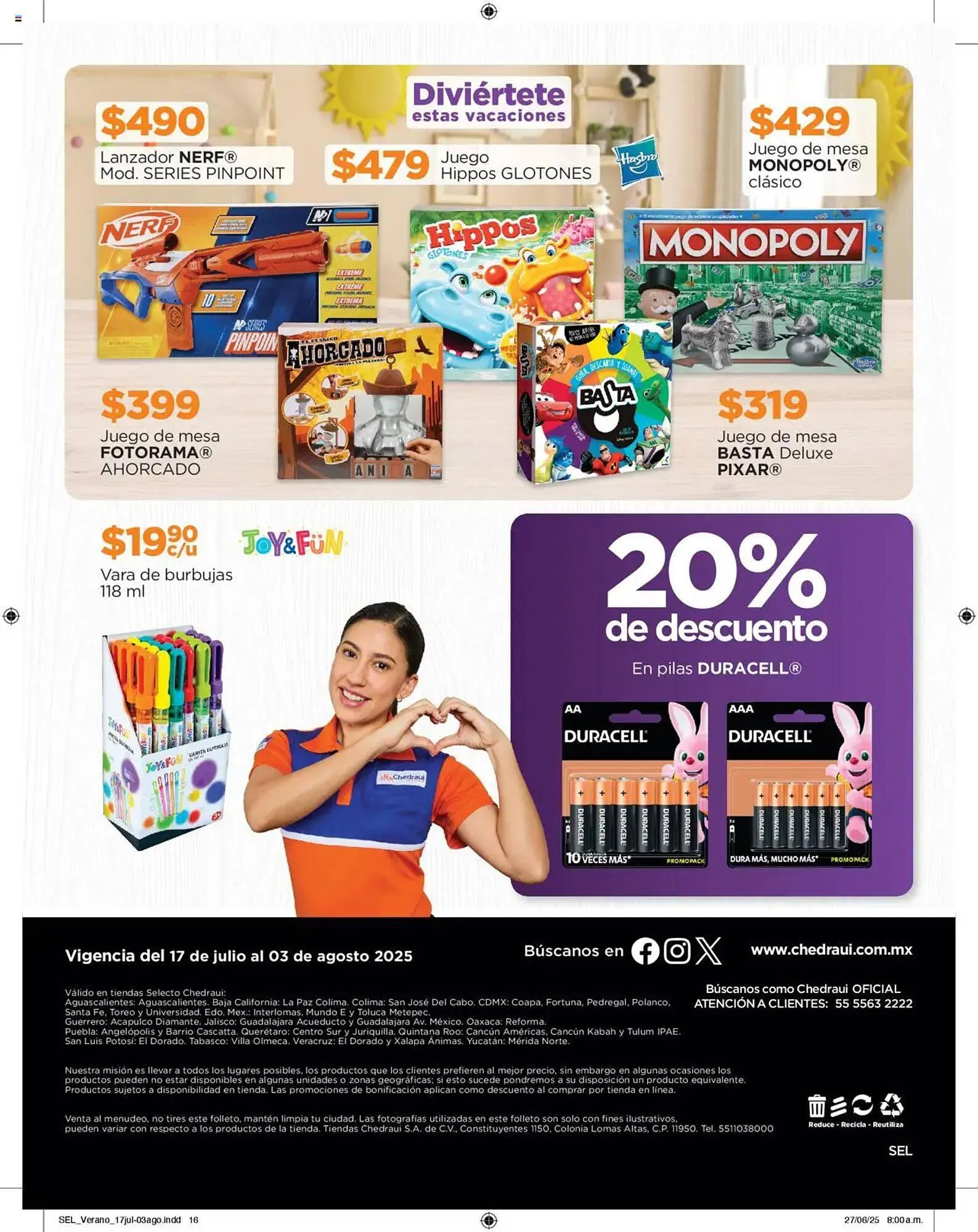 Catálogo de Catálogo Chedraui 17 de julio al 4 de agosto 2025 - Pagina 16